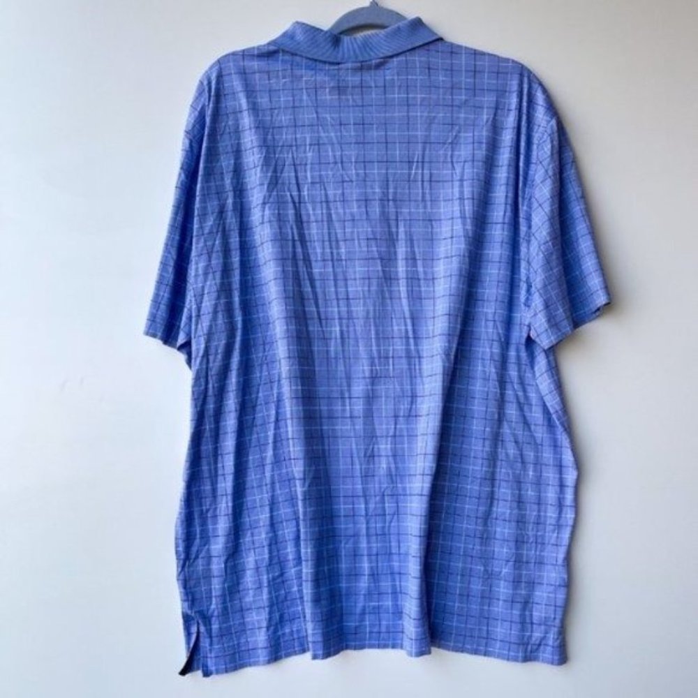 ❤️SOLD❤️Ralph Lauren Purple Label Cotton Blue Plaid Polo - Picture 4 of 9